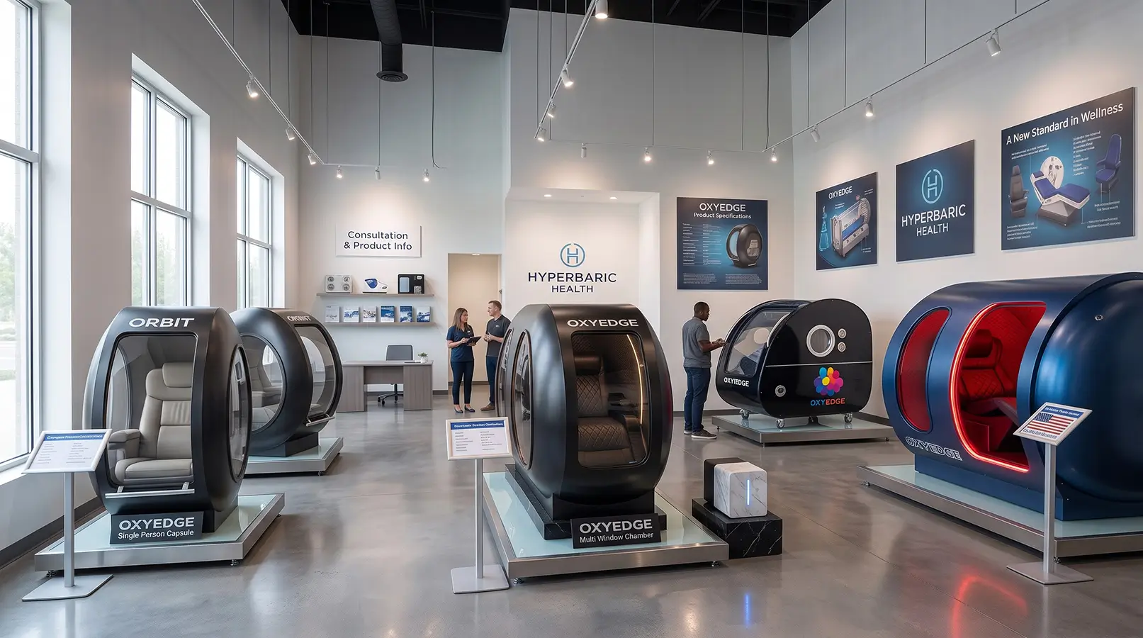 Hard-Shell Mild Hyperbaric Chambers for Home & Wellness Centers